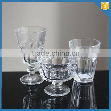 Ice Cream milkshake glasses decorated sundae glass traditional sundae glass
