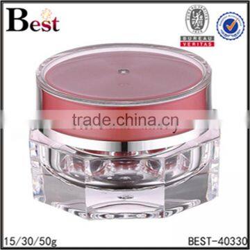 15g / 30g / 50g usa high quality fancy design empty cosmetic packaging cream jar and lotion bottle                        
                                                                                Supplier's Choice