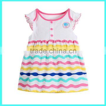 2016 Summer kids clothes girls baby dress new style, children frocks designs