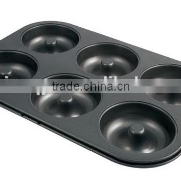 Non-Stick Carbon Steel 6 Cups Donut Pan