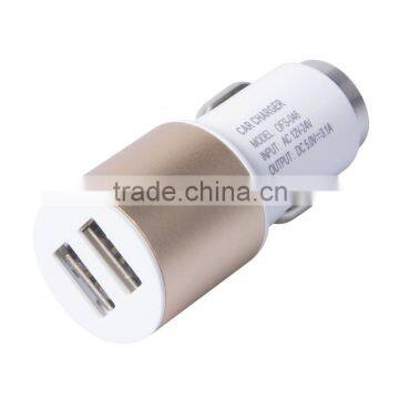 Safety hammer car charger double usb source factory wholesale high quality production