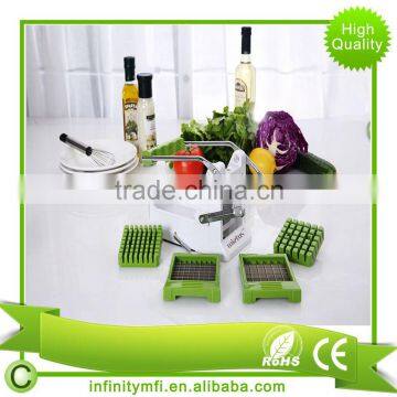 Amazon Hot Sale Potato Chipper, French Fry Cutter Vegetable Slicer Chopper - Stainless Steel photo-5