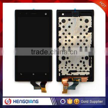 Wholesale Price Best quality LCD touch screen digitizer assembly with front frame for SONY LT26W