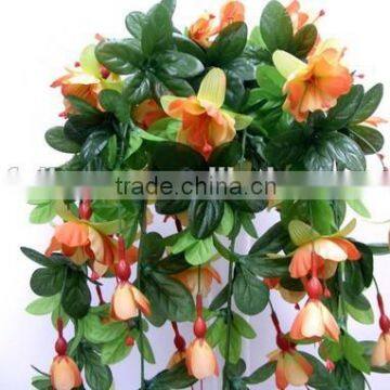 Flower Decoration for Wedding L 27" Fuchsia Wall Hanging Artificial Flowers Vine photo-3