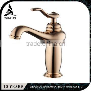 Popular for the market bathroom gold/rose gold basin faucet