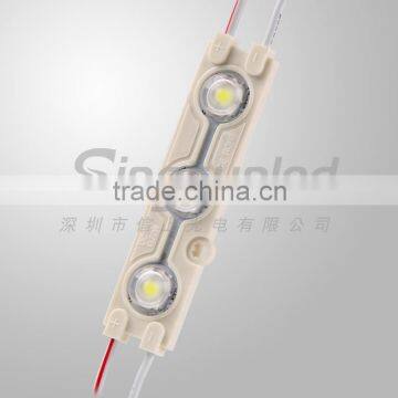 White ABS Smd 5050 0.72w 3 Chips Led Module With Lens photo-3