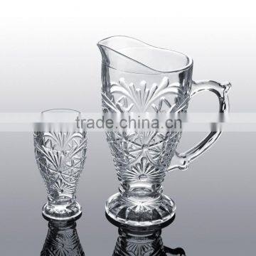 7PCS ANTIQUE RECYCLED WATER SET