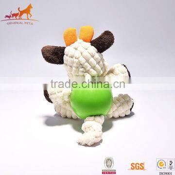 Squeaky Dog Chew Ball Plush Dog Pug Soft Toy With Cotton And Rubber Quality Choice photo-4
