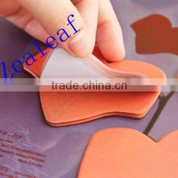 Multycolor Sticky Notes Hotsale Sticky Notes Memo Pad Leaf Shaped Sticky Notes