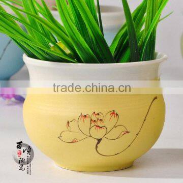 Hand Painting Ceramic Flower Pot Outdoor photo-2