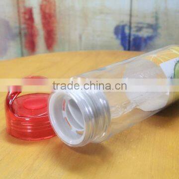 PC material fruit water bottle infuser outdoor sports water bottle