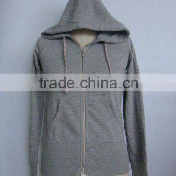 OEM service girl's custom blank hoodies long sleeve light weight two tone hoodies/sweatshirts