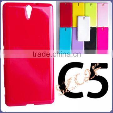 2016 Hot Selling Candy Color TPU Phone Case for Sony C5