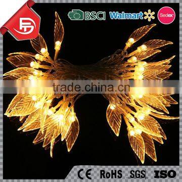 TZFEITIAN outdoor waterproof warm white maple leaf invisible led string lights