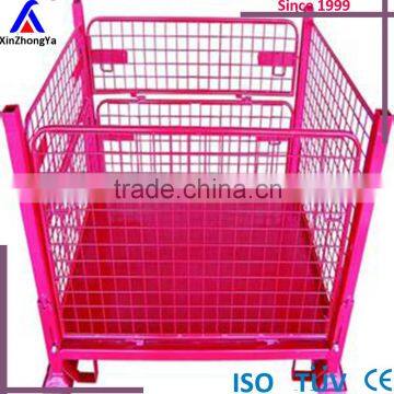 Collapsible Warehouse Storage Wire Mesh Metal Pallet Cage