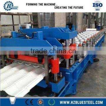 Corrugated Roof Tile Sheet Making Machine / Corlors Metal Roof Tile Roll Forming Machine