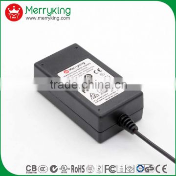 very slim case 12v 19v 24v ac dc adapter desktop type with ul ce rohs