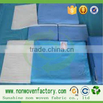 Top selling products 2015 antibacterial nonwoven fabric for medical wrapping paper