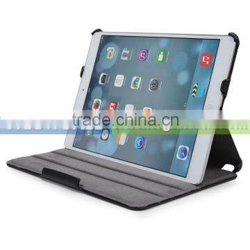 Executive Leather Portfolio Cover Carrying Case with Smart Stand (Black) for iPad Air