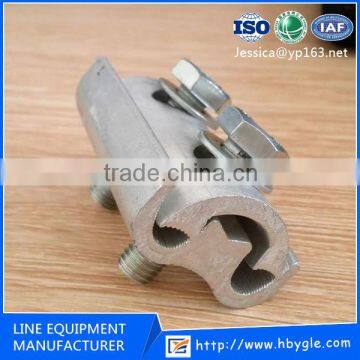 Parallel Groove clamps / wire groove connector / guy cable pg Clamp with two bolts overhead cable clamp