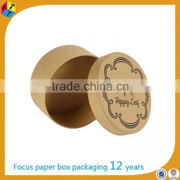 custom recycled kraft tube packaging mini paper box