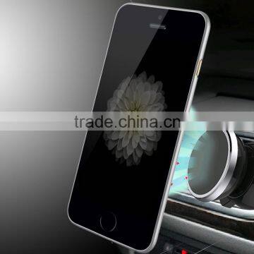 Premium Slim Fit Durable Anti-Slip Soft Silicone Skin for iPhone 6s Ring Holder-less Magnetic Stand Bumper Case