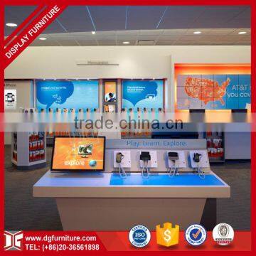 High end modern retail display mobile phone store furniture