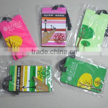 2015 new products 3d plastic soft pvc luggage tags , promotional oem design baggage tags