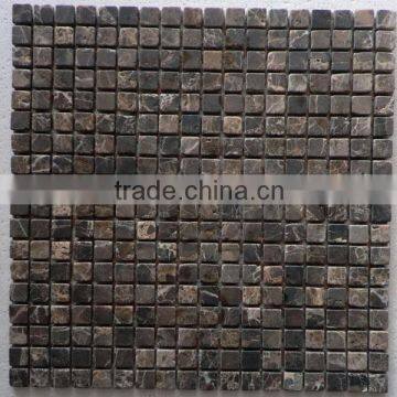 Yunfu Dark Brown mosaic tile cheap mosaic tiles