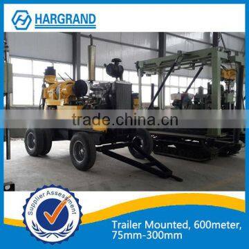 Hot Sale Trailer Mounted Water Well Drilling Rig photo-4