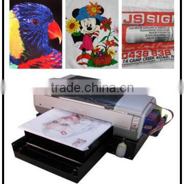 digital flatbed dark material printer on promotion price