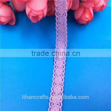 Wholesale High Quality H1029C Lace Ribbon,Crocheted Lace,100% Cotton Lace photo-2
