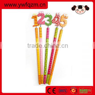 High quality wooden number hb pencil