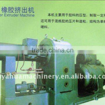 offer high quality rubber strainer extruder rubber machine