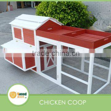 Outdoor plastic chicken coop