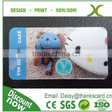 High quality hello kitty pvc keychain tag/plastic key chain/ custom key chain