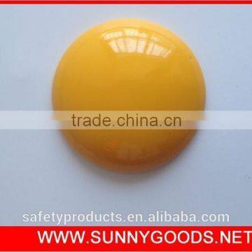 diameter 10cm road safety yellow ceramic stud