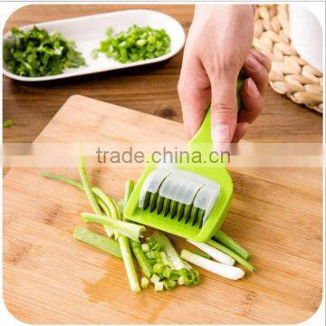Manual Green Onion Chopper Slicer Garlic Coriander Cutter / Onion Cutter Onion Slicer / Vegetable Onion Chopper photo-2