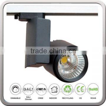 Modern 30W LED Track Light in Black White Finish
