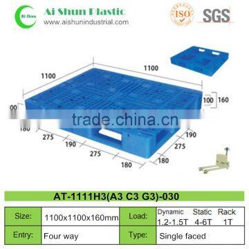 Stackable cheap plastic pallet racking system