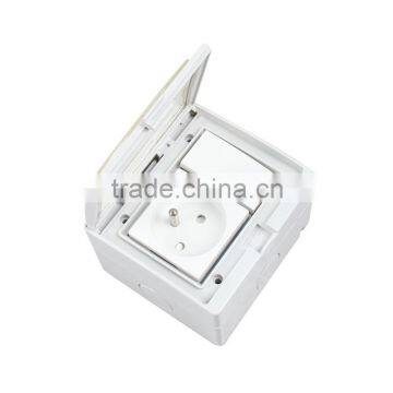 One-position Switch With One French Style Socket Wall Socket Switch photo-2