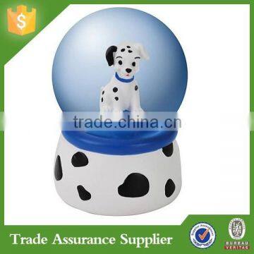 Wholesale Resin Dog Figurine Crafts Snow globe