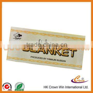 custom cheap woven logo label direct factory