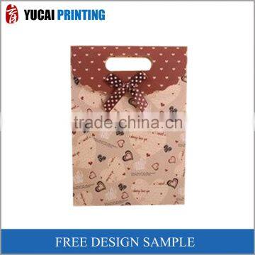 New Year brown gift paper bag