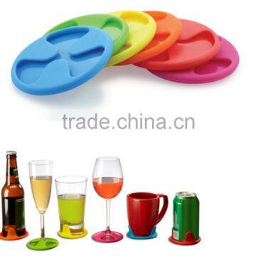 Silicone Grip Coasters