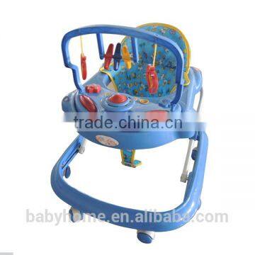 swivel wheels baby walker children walker with music board