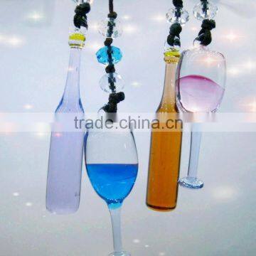 Custom Coloured Glaze Pendant / Azure Stone Pendant photo-4