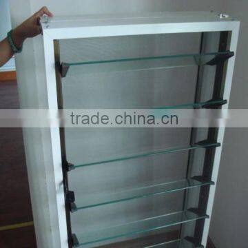 Customized sizes Decorative louver glass, price of glass louver windows