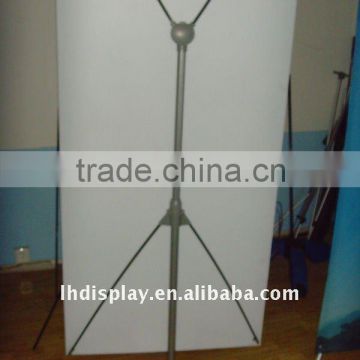 telescoping/ adjustable X-banner display