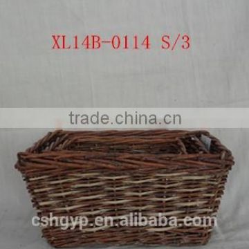 unpeeled willow basket